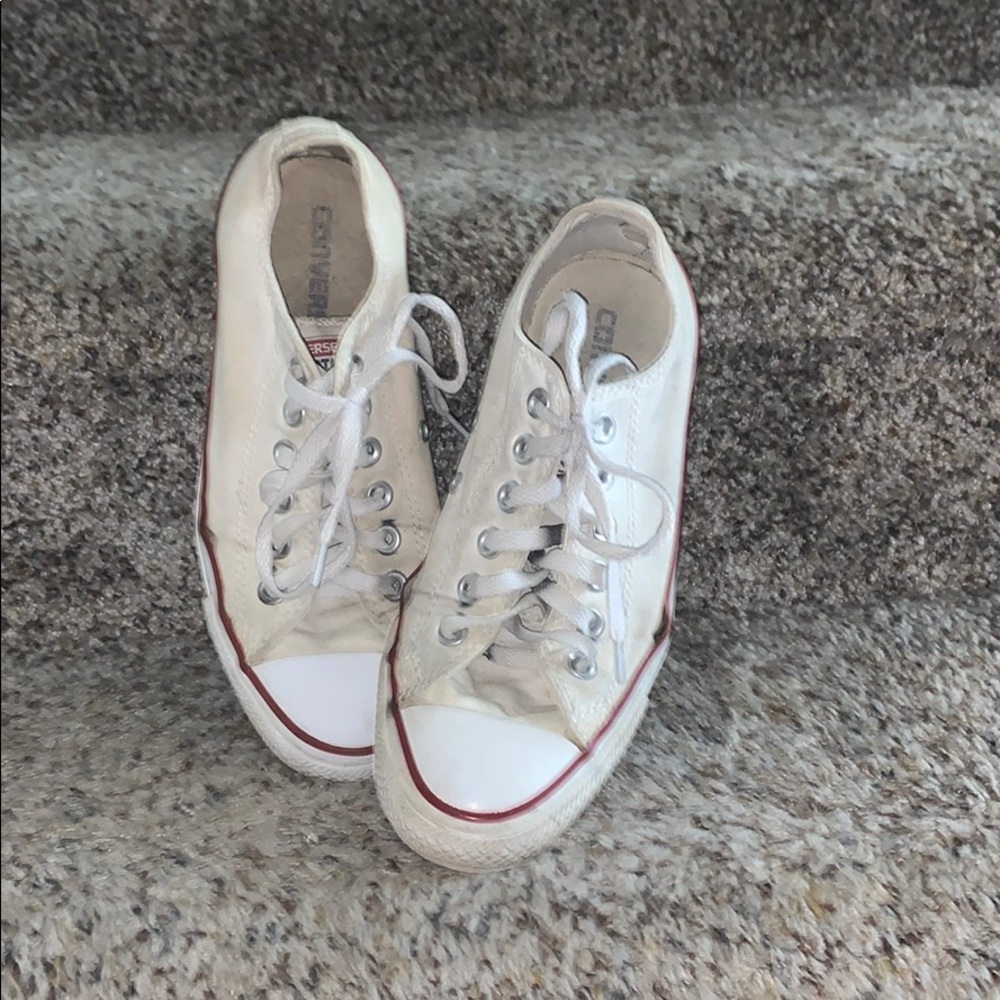 White Low Top Converse